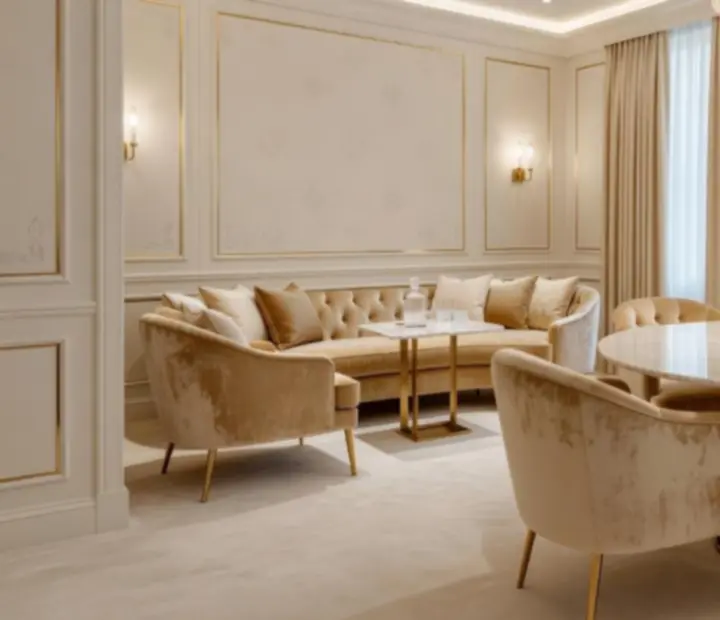 Privátní salonek a stylový casino lounge restaurace Prahalis